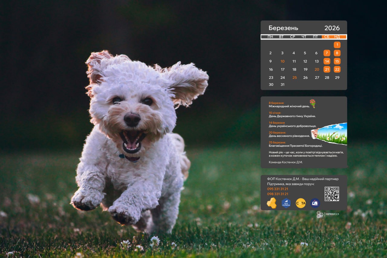 Зустрічайте весну яскраво! Березневі шпалери для вашого робочого столу!