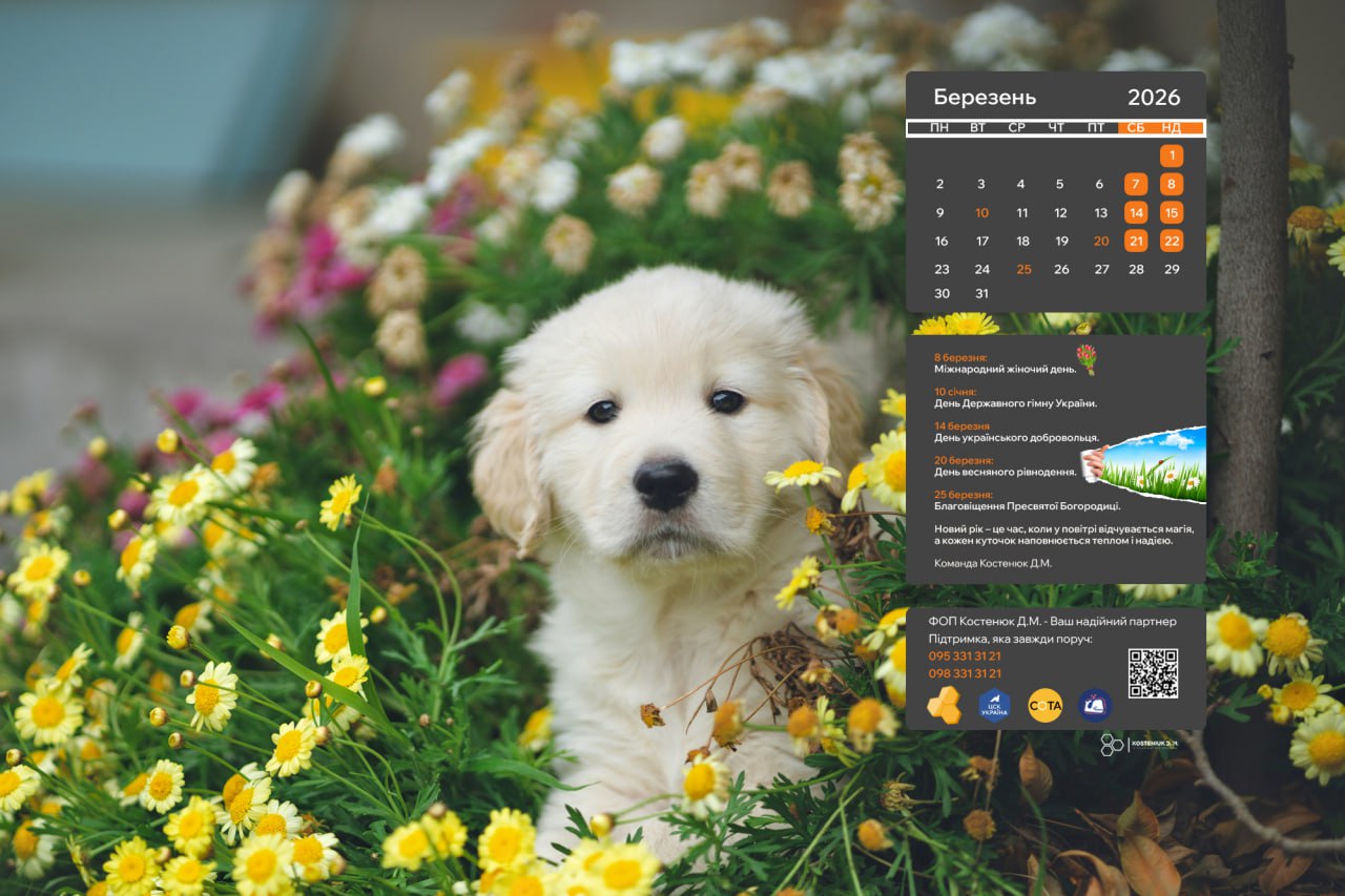 Зустрічайте весну яскраво! Березневі шпалери для вашого робочого столу!